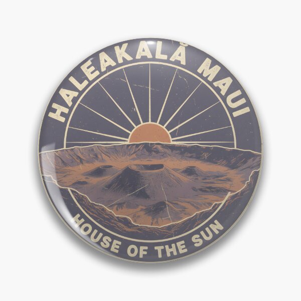 Item preview, Haleakalā Maui – House of the Sun Vintage Graphic   #808 designed and sold by PolyForceHI.