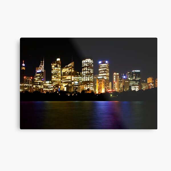 City at night Metal Print