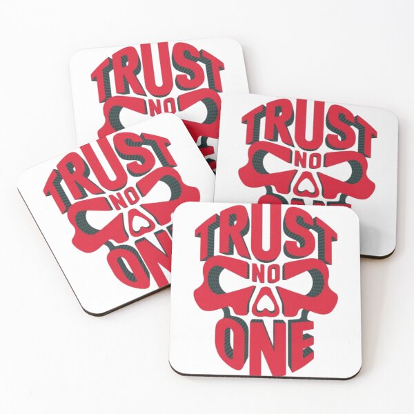 Item preview, Trust No One – Dark Minimalist Statement Typography Design designed and sold by NewUSShop.
