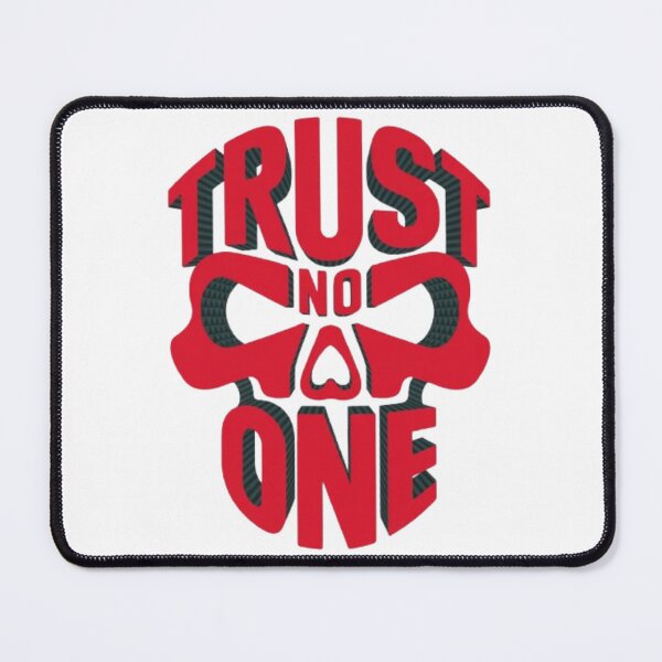 Item preview, Trust No One – Dark Minimalist Statement Typography Design designed and sold by NewUSShop.
