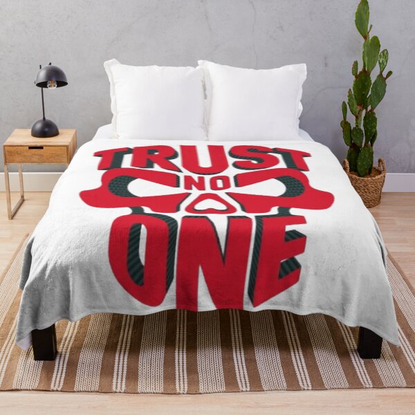 Item preview, Trust No One – Dark Minimalist Statement Typography Design designed and sold by NewUSShop.