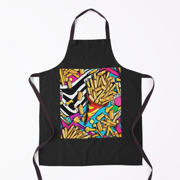 Item preview, Explosión de papas fritas estilo pop art designed and sold by Artisticanvas.