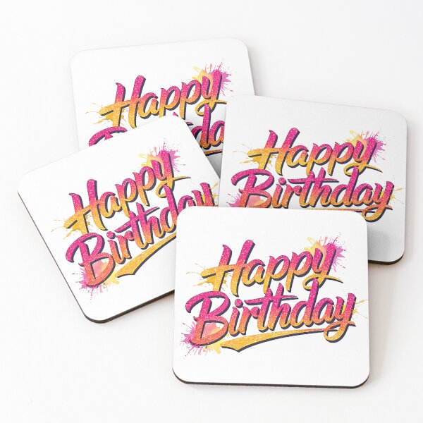Item preview, Happy Birthday Colorful Graffiti Lettering Design designed and sold by Auravera Designs.
