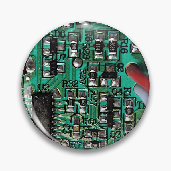 Item preview, Green circuitboard with soldered connections, leads designed and sold by Creative Endeavors ..
