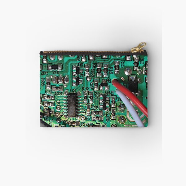 Item preview, Green circuitboard with soldered connections, leads designed and sold by Creative Endeavors ..