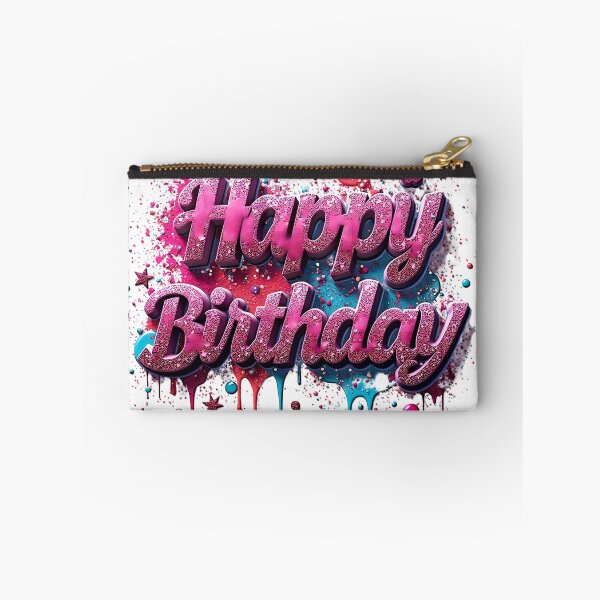 Item preview, Pink Happy Birthday designed and sold by Auravera Designs.
