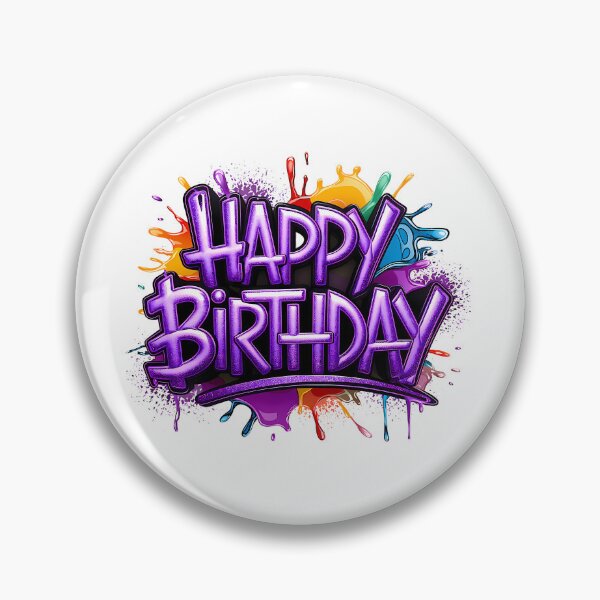Artikelvorschau, Alles Gute zum Geburtstag, Lila! entworfen und verkauft von Auravera Designs.
