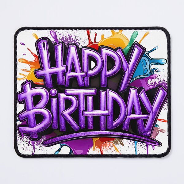 Item preview, Happy birthday purple designed and sold by Auravera Designs.
