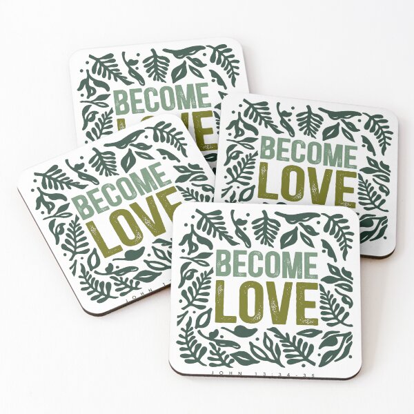 Item preview, Become Love - John 13:34-35 designed and sold by BlackbirdCC.