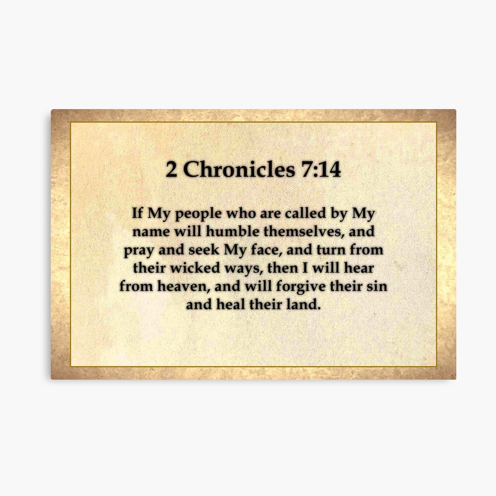 Buy If My People Who Are Called by My Name 2 Chronicles 714 Wall Online in  India  Etsy