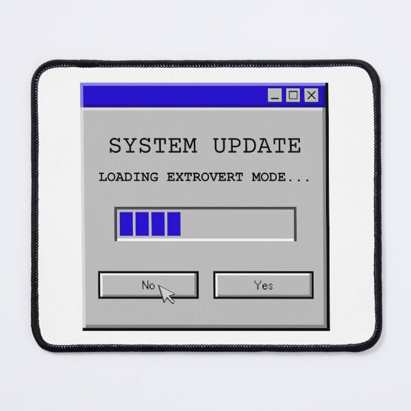 Item preview, Loading Extrovert Mode Retro System Update Pop-up designed and sold by AVO-SOURCE.