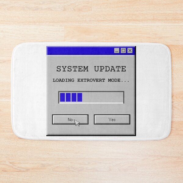 Item preview, Loading Extrovert Mode Retro System Update Pop-up designed and sold by AVO-SOURCE.
