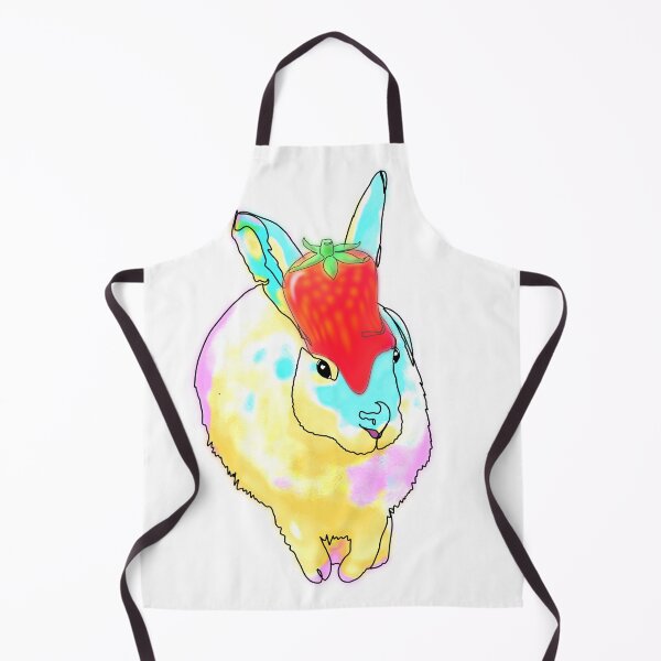 Item preview, Beth the Bunny in strawberry Hat – animalzinhats designed and sold by Ashley’sAnimalz.