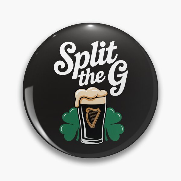 Item preview, Irish Beer Split The G Shamrock St. Patrick’s Day designed and sold by Clairenity Studio.