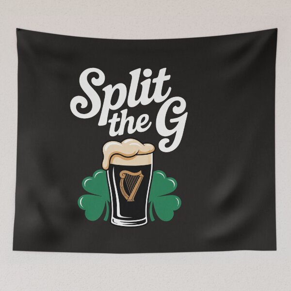 Item preview, Irish Beer Split The G Shamrock St. Patrick’s Day designed and sold by Clairenity Studio.