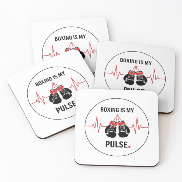 Item preview, Boxing Is My Pulse – Heartbeat Boxing Gloves Motivation Design designed and sold by BuiltByDiscipline.