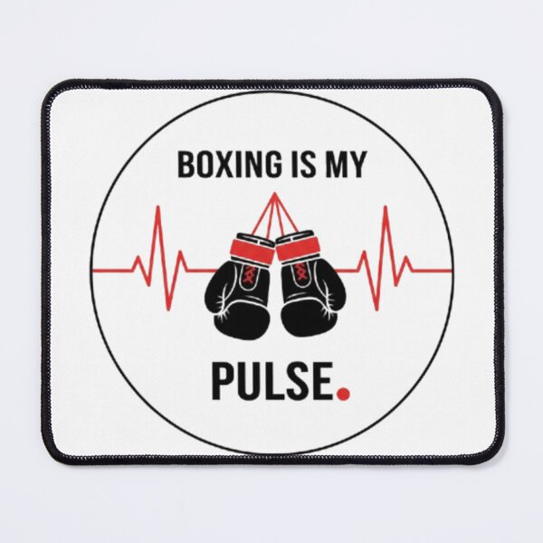 Item preview, Boxing Is My Pulse – Heartbeat Boxing Gloves Motivation Design designed and sold by BuiltByDiscipline.