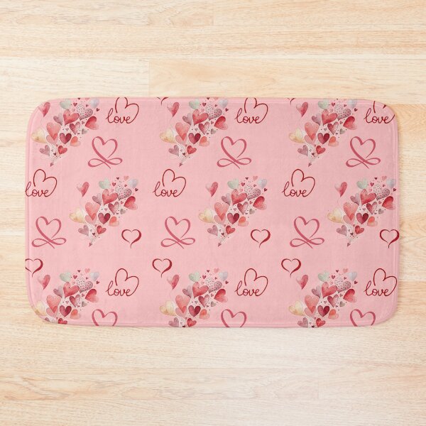 Item preview, "Love" Red Hearts with Red Background designed and sold by kristimb.