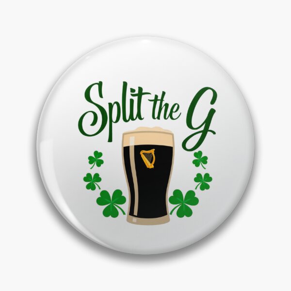 Item preview, Irish Beer Split The G Shamrock St. Patrick’s Day designed and sold by Clairenity Studio.