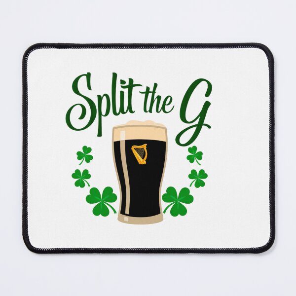 Item preview, Irish Beer Split The G Shamrock St. Patrick’s Day designed and sold by Clairenity Studio.