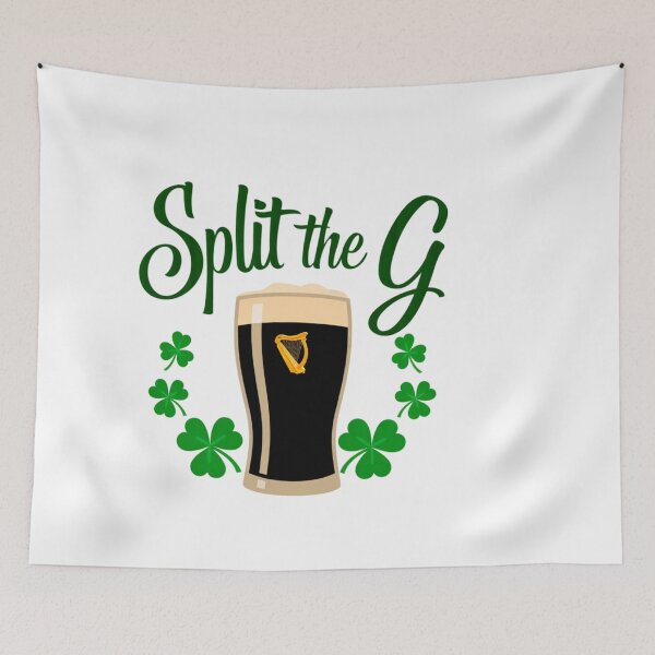 Item preview, Irish Beer Split The G Shamrock St. Patrick’s Day designed and sold by Clairenity Studio.