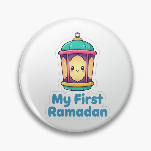 Item preview, My First Ramadan Cute Smiling Lantern Sticker for Babies designed and sold by RonyMady.