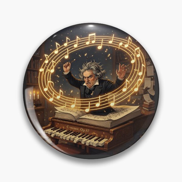Item preview, Beethoven's "Fate" Symphony Breaks the Piano: Self-Playing Destruction | When Classical Music is Too Powerful designed and sold by SammyMorry.