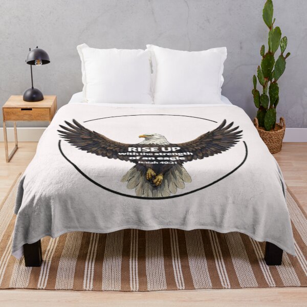 Item preview, Rise Up with the Strength of an Eagle – Isaiah 40:31 Christian Design designed and sold by TheJoyfulPen.