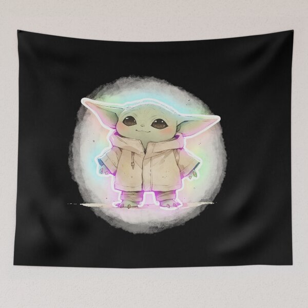 Item preview, BABY YODA NEON LIGHT designed and sold by LIS AND MELIVERSO.