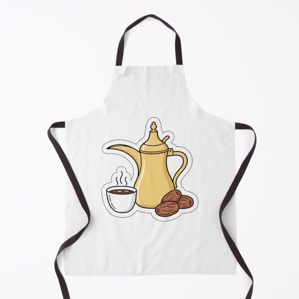 Item preview, Modern Arabic Coffee & Dates Ramadan Aesthetic Sticker designed and sold by RonyMady.
