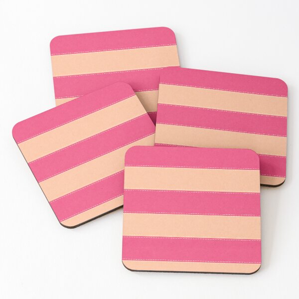 Item preview, Raspberry and orange sorbet stripes  designed and sold by Roxburylane.