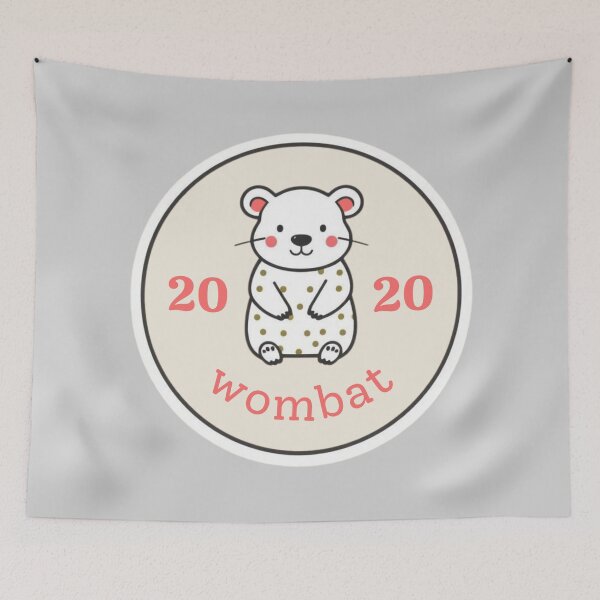 Item preview, Cute Wombat 2020 designed and sold by pUNKnown.