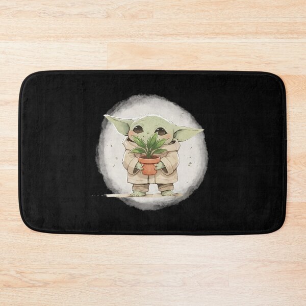 Item preview, BABY YODA WITH PLANTS designed and sold by LIS AND MELIVERSO.