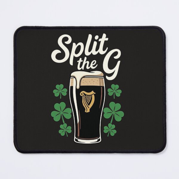 Item preview, Irish Beer Split The G Shamrock St. Patrick’s Day designed and sold by Clairenity Studio.