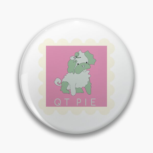 Artikelvorschau, "QT Pie" Hundestempel entworfen und verkauft von CaitlynJamesDesigns.