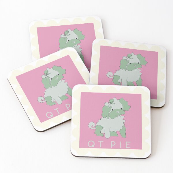 Item preview, "QT Pie" Dog Stamp designed and sold by CaitlynJamesDesigns.