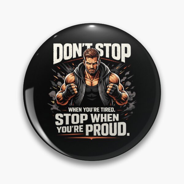 Item preview, Don't Stop When You're Tired Gym Motivation MMA Fighter  designed and sold by SoulFlex.