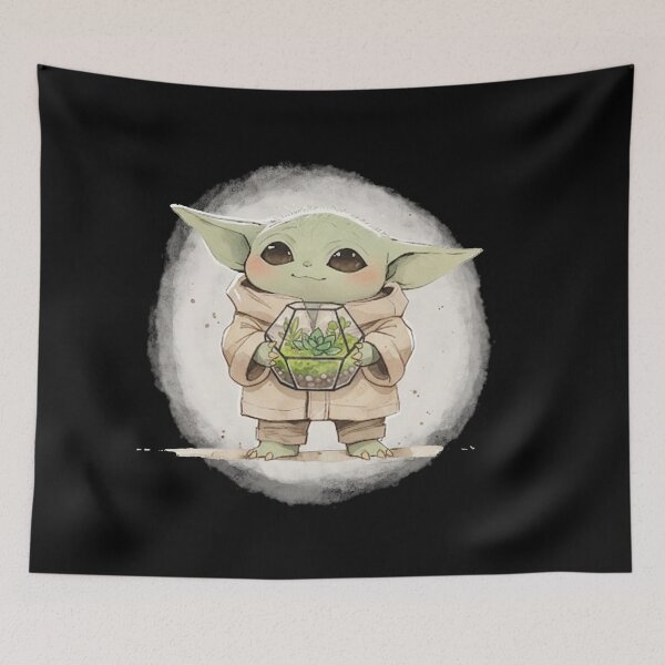 Item preview, BABY YODA TERRARIUM designed and sold by LIS AND MELIVERSO.