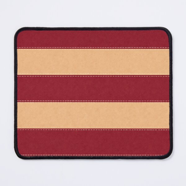 Item preview, Burgundy and camel thick stripes  designed and sold by Roxburylane.