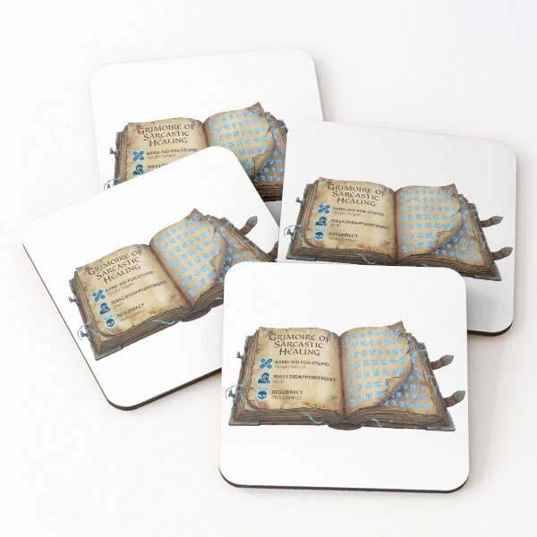 Item preview, Grimoire of Sarcastic Healing - Funny RPG Gamer Spellbook Shirt designed and sold by MaxsLootDrop.