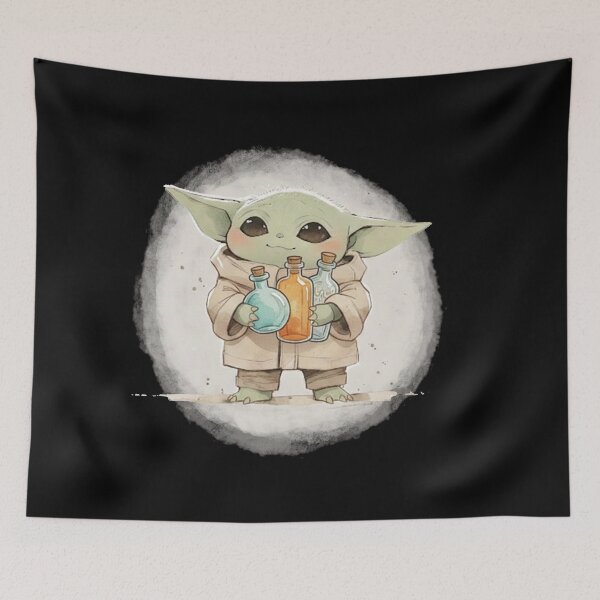 Item preview, BABY YODA VINTAGE BOTTLES designed and sold by LIS AND MELIVERSO.
