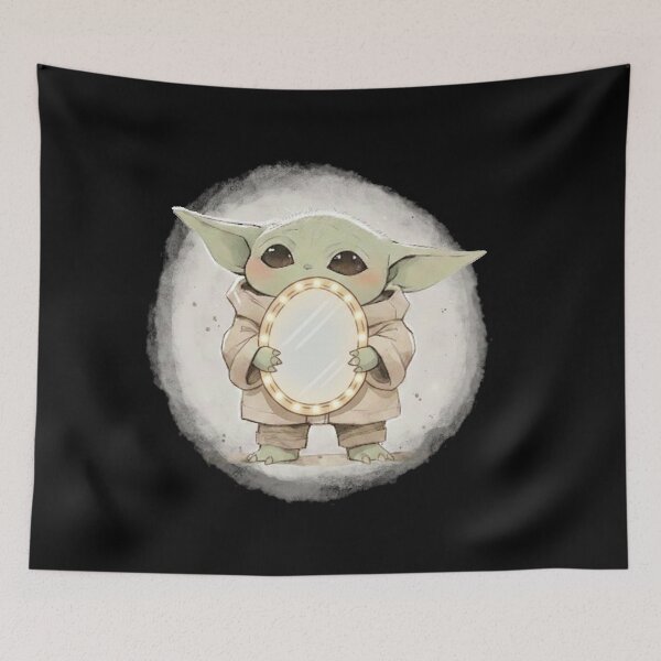 Item preview, BABY YODA MIRROR LIGHTS designed and sold by LIS AND MELIVERSO.
