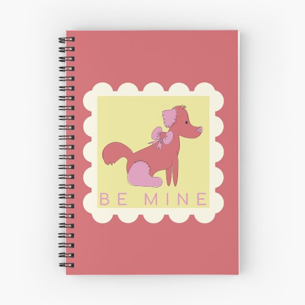 Item preview, "Be Mine" Dog Stamp designed and sold by CaitlynJamesDesigns.