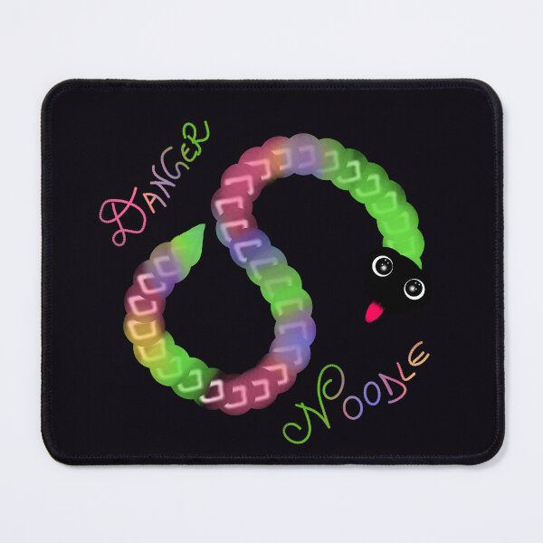 Item preview, Cute Neon Danger Noodle | Tie-Dye Snake Art designed and sold by HopeAndHustle.