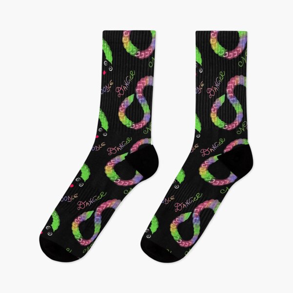 Item preview, Cute Neon Danger Noodle | Tie-Dye Snake Art  designed and sold by HopeAndHustle.