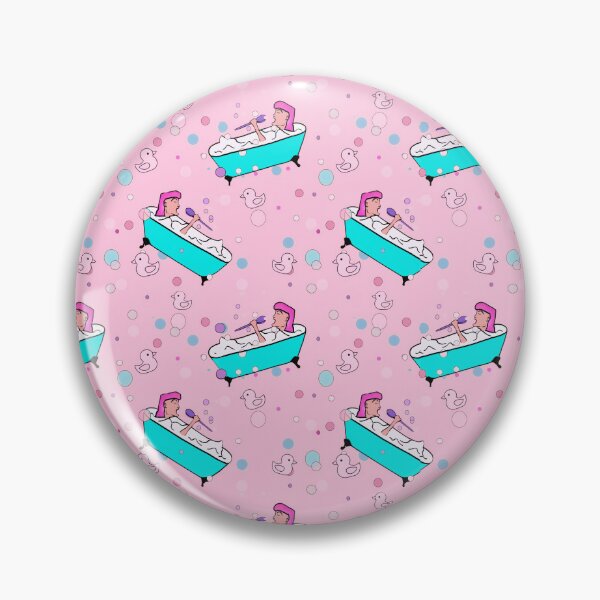 Item preview, Singing in the Tub (Pink Background) designed and sold by Critter Pop!.