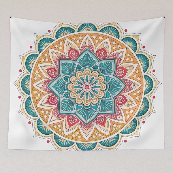 Artikelvorschau, Aufwendiges Mandala-Design im Bohème-Stil – Heilige Geometrie, Zen-Blumenmuster entworfen und verkauft von Anime9122.
