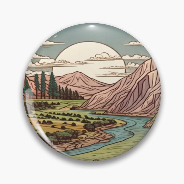 Item preview, California Sierra Nevada Mountains - Yosemite Valley Kings Canyon Moonrise  designed and sold by Kathunk Designs.