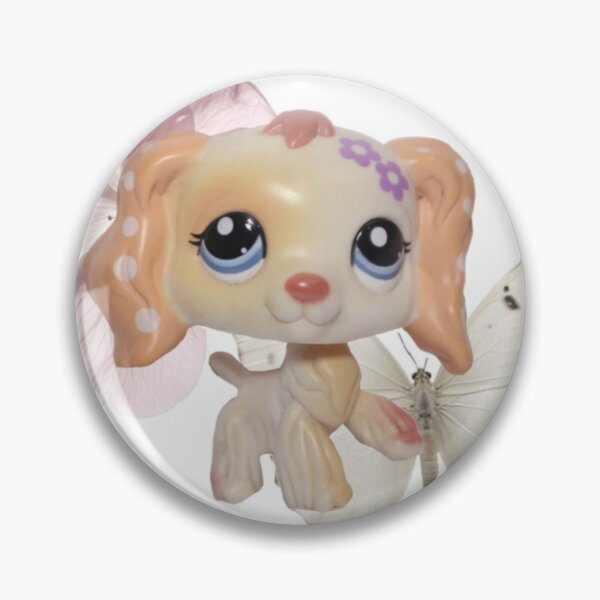 Item preview, LPS cocker spaniel spring flower design littlest pet shop designed and sold by laceyorchid.