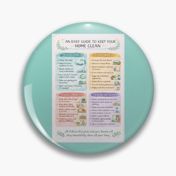 Item preview, An Easy Guide To Keep Your Home Clean designed and sold by dontcryimhere.